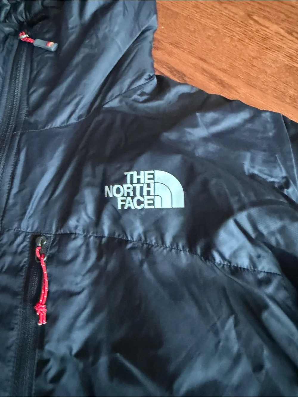 The North Face Men's Black Hooded Puffer Jacket Summit Series Size M